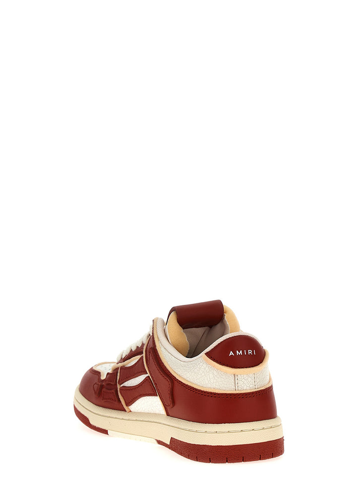 Collegiate Skel Top Low Sneakers Red