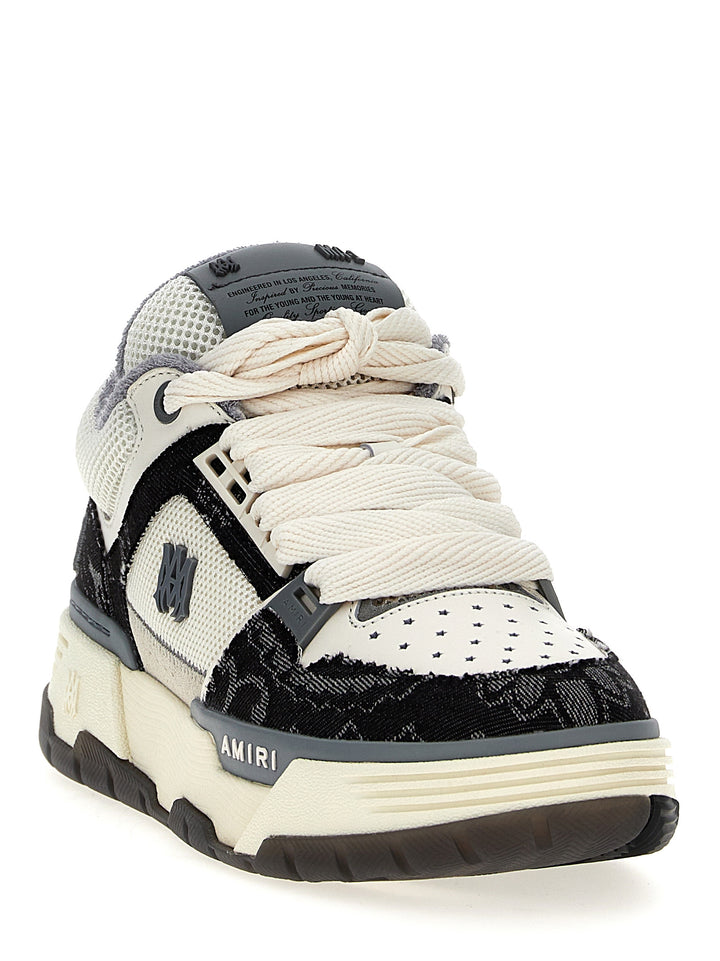 Bandana Denim Ma-1 Sneakers White/Black