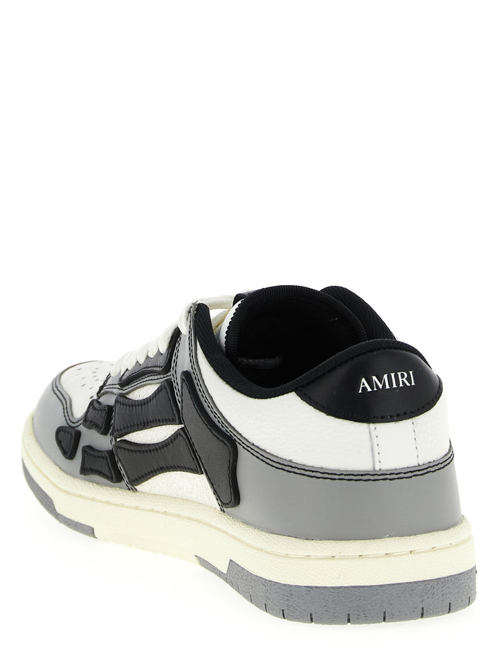 Amiri Varsity Skel Low Top Sneakers - Gray | 5743c0a3e8621824feedac1560dcf4eb6e0c3a6e