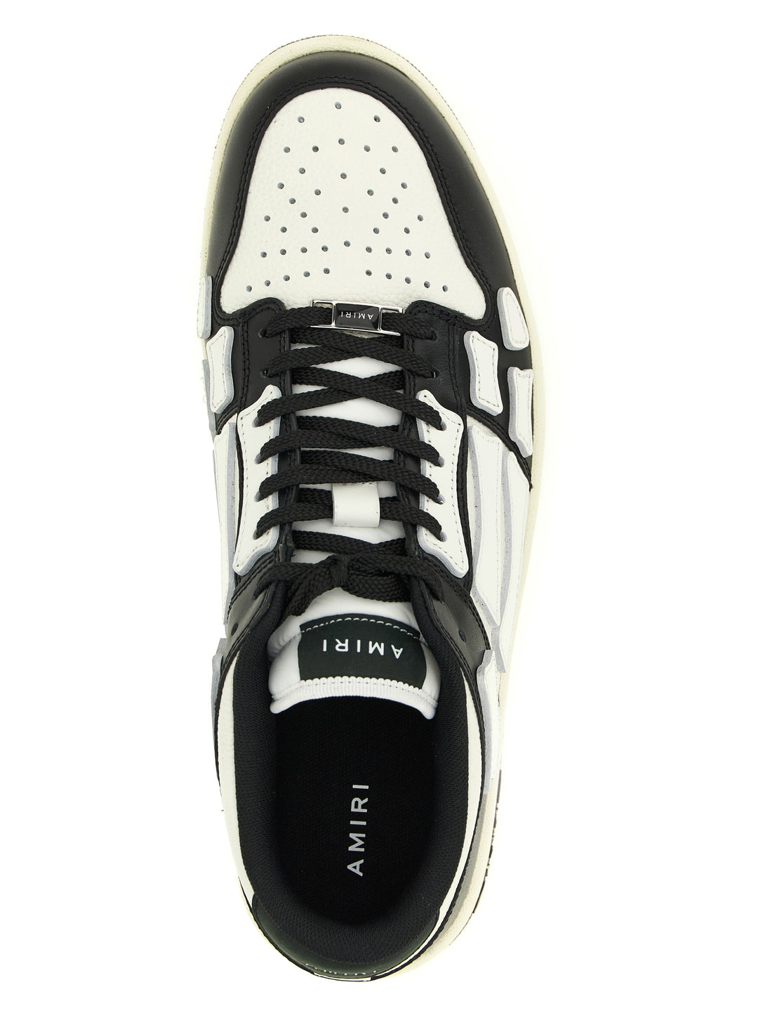 Amiri Skel Low Top Sneakers - White/Black | e5b3b06735a8e7168cfb5abd5d01117d263a069c
