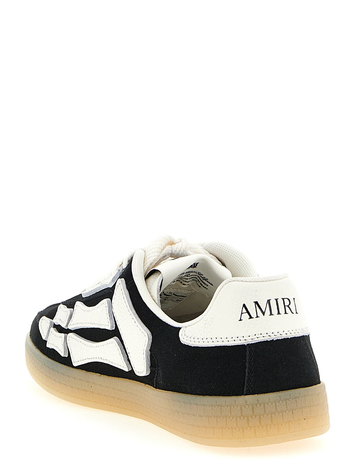 Amiri Pacific Bones Sneakers - White/Black | b947190cbc43a98905c285452694e7ae403aca21