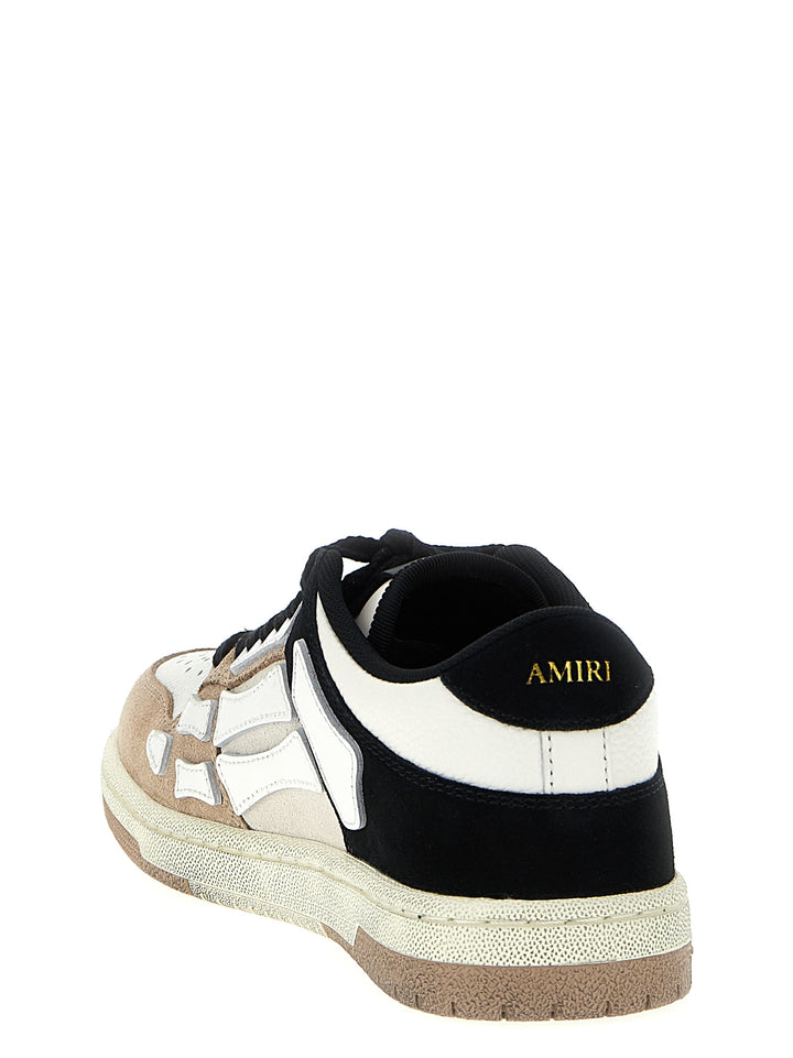 Amiri Distressed Skel Top Low Sneakers - Multicolor | 27d3fab9b8c5e4aee46abb4b8c7c162b9027742d