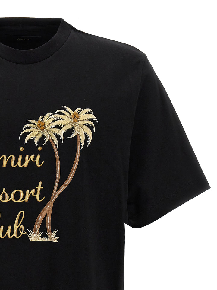 Twisted Palms T-Shirt Black