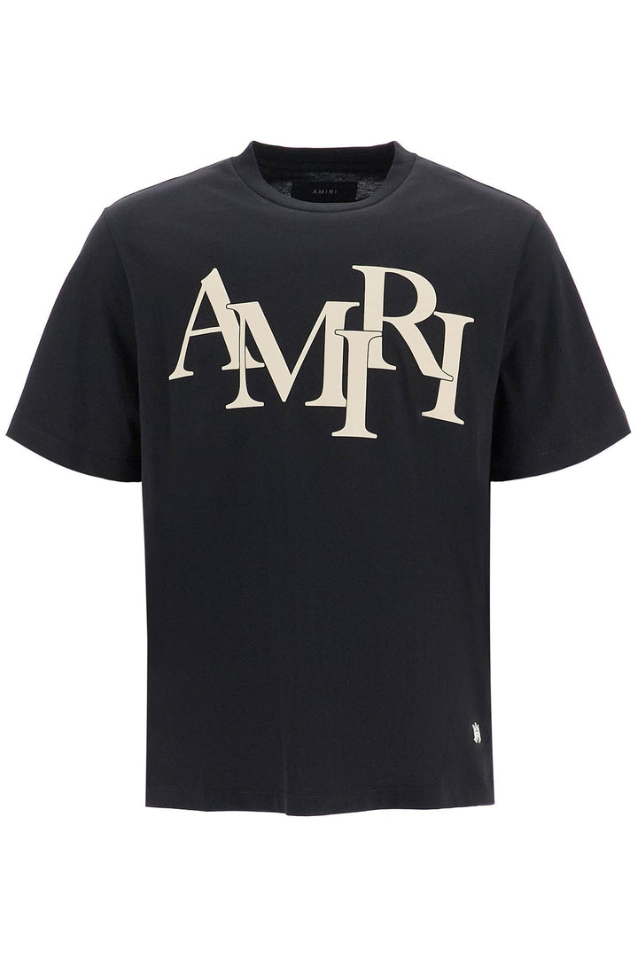 T Shirt Logata Amiri Staggered