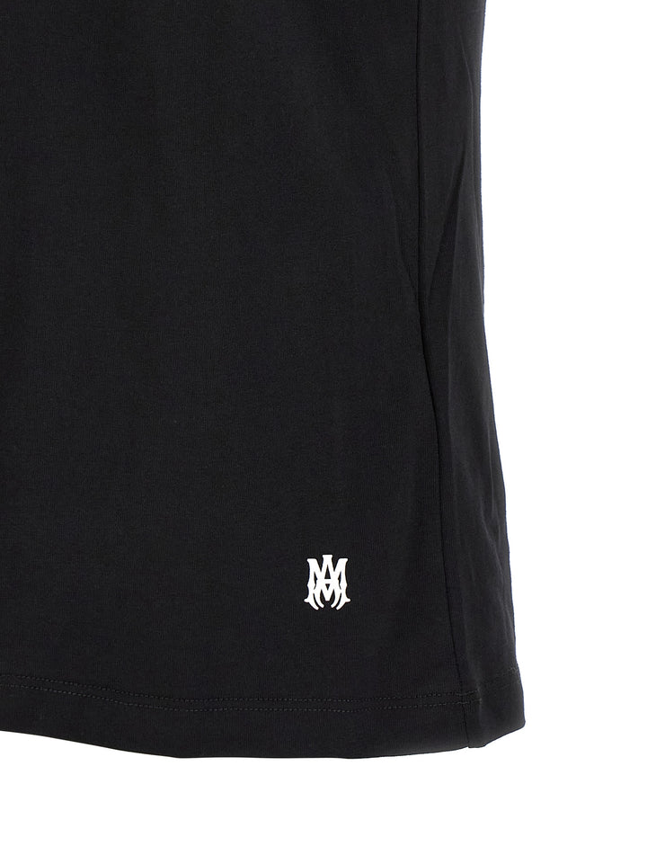 Amiri Staggered Logo T-shirt - Black | 926211c2ce7f297a07b77313507f5d20ac51eb67