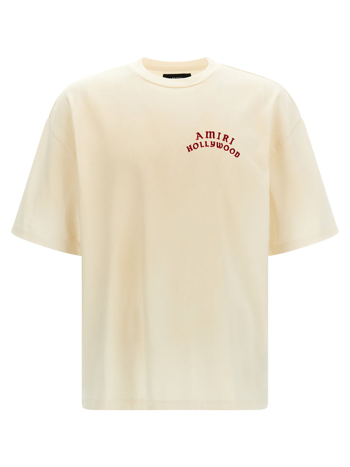 Amiri Amiri Hollywood T-shirt - Beige | 72bbaa31f57e82b1ee52033e4973b5b801b5bf5d