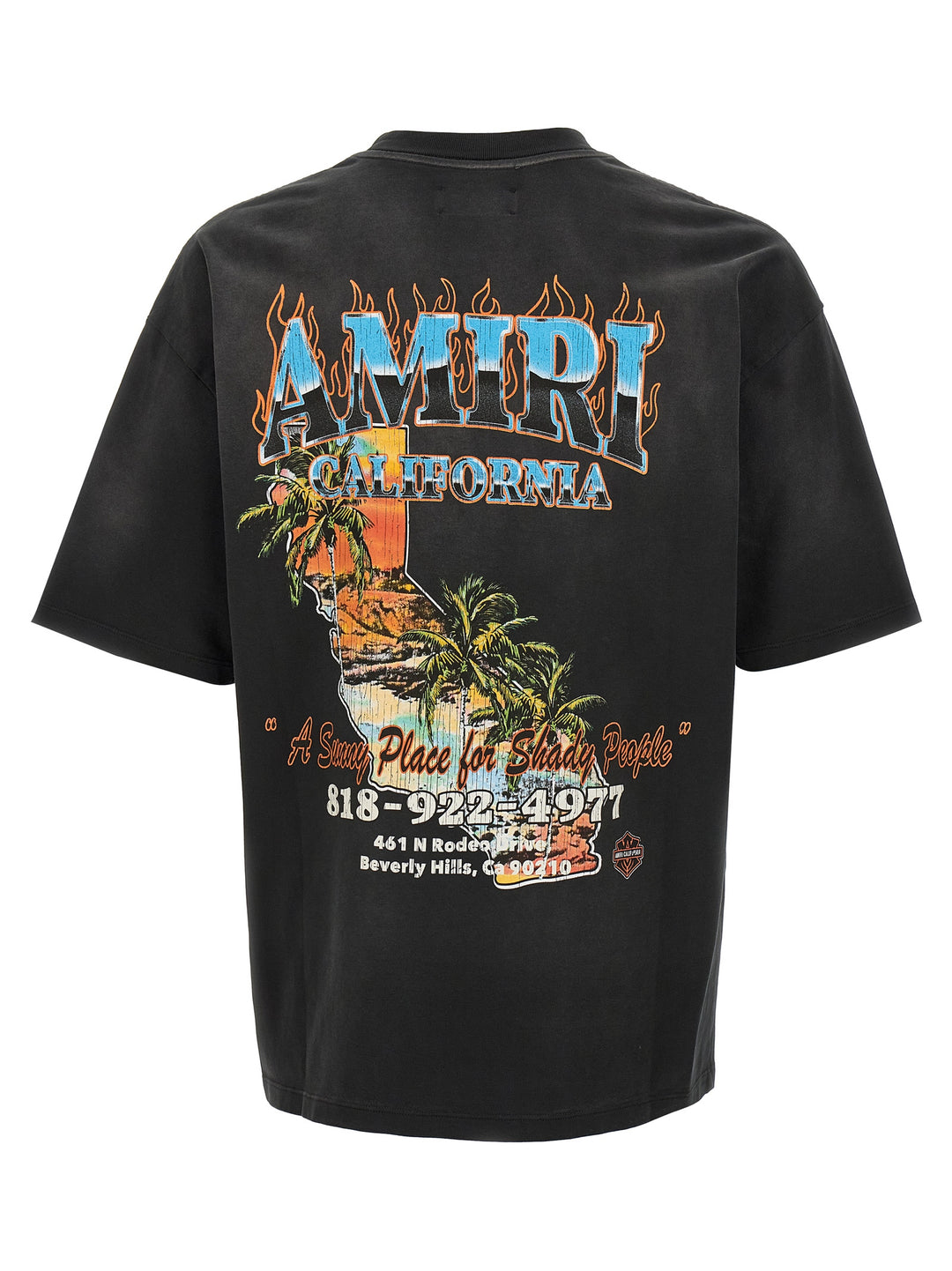 Amiri Sunny Place Tee T-shirt - Black | 924808700ac55259d65c4d072c5c84343cff6a49