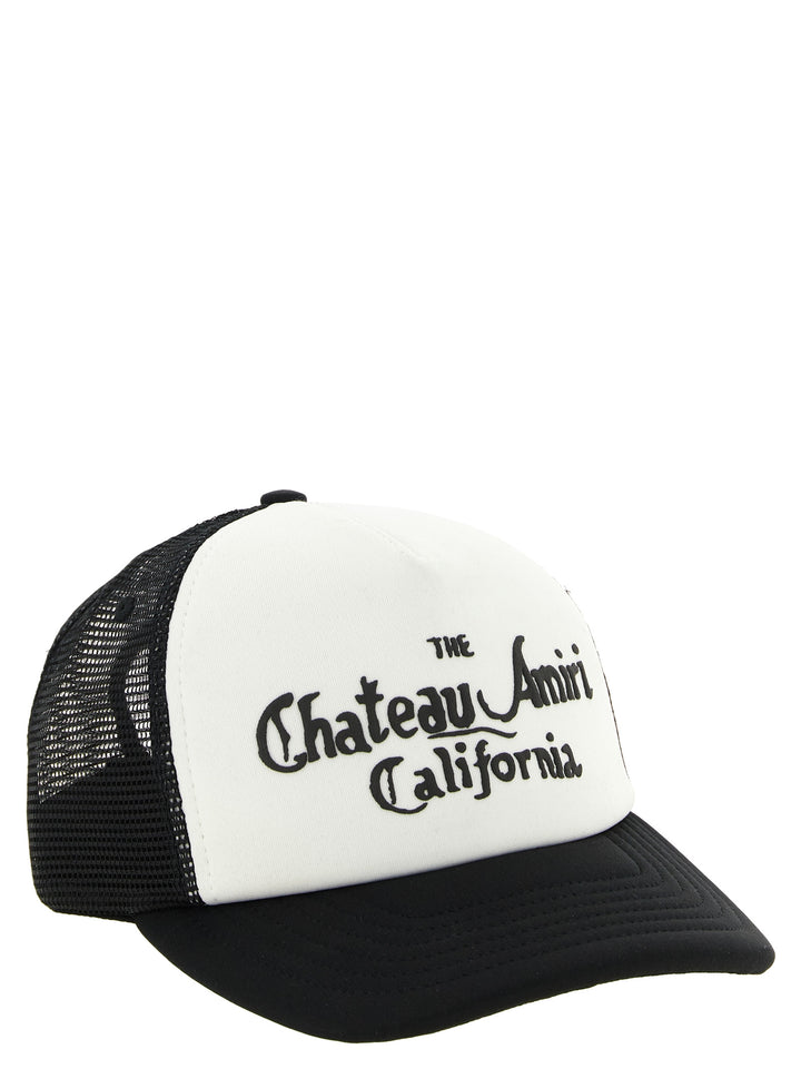 Amiri Chateau Amiri Foam Trucker Hats - White/Black | 7eb4ab2cba8b9551a4c606cb3768a85a56f6c575