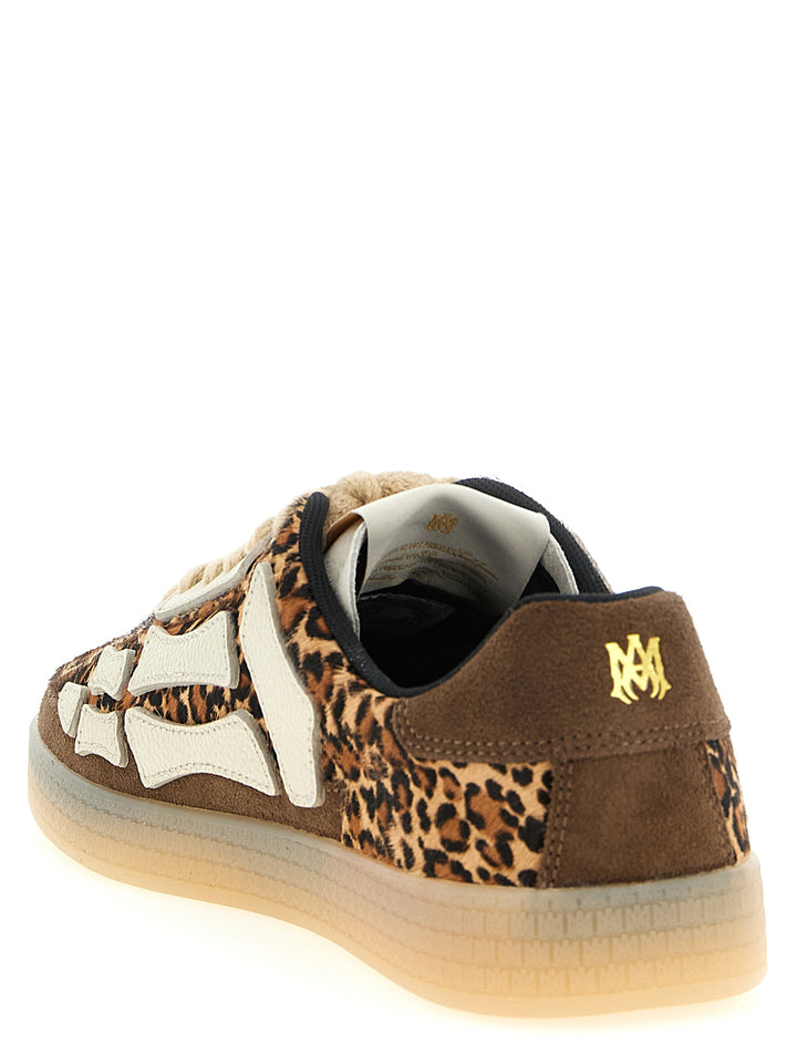 Amiri Leopard Pacific Bones Sneakers - Brown | 1de6e2c89adda38307f42c9f605c5de0a01e8c7f
