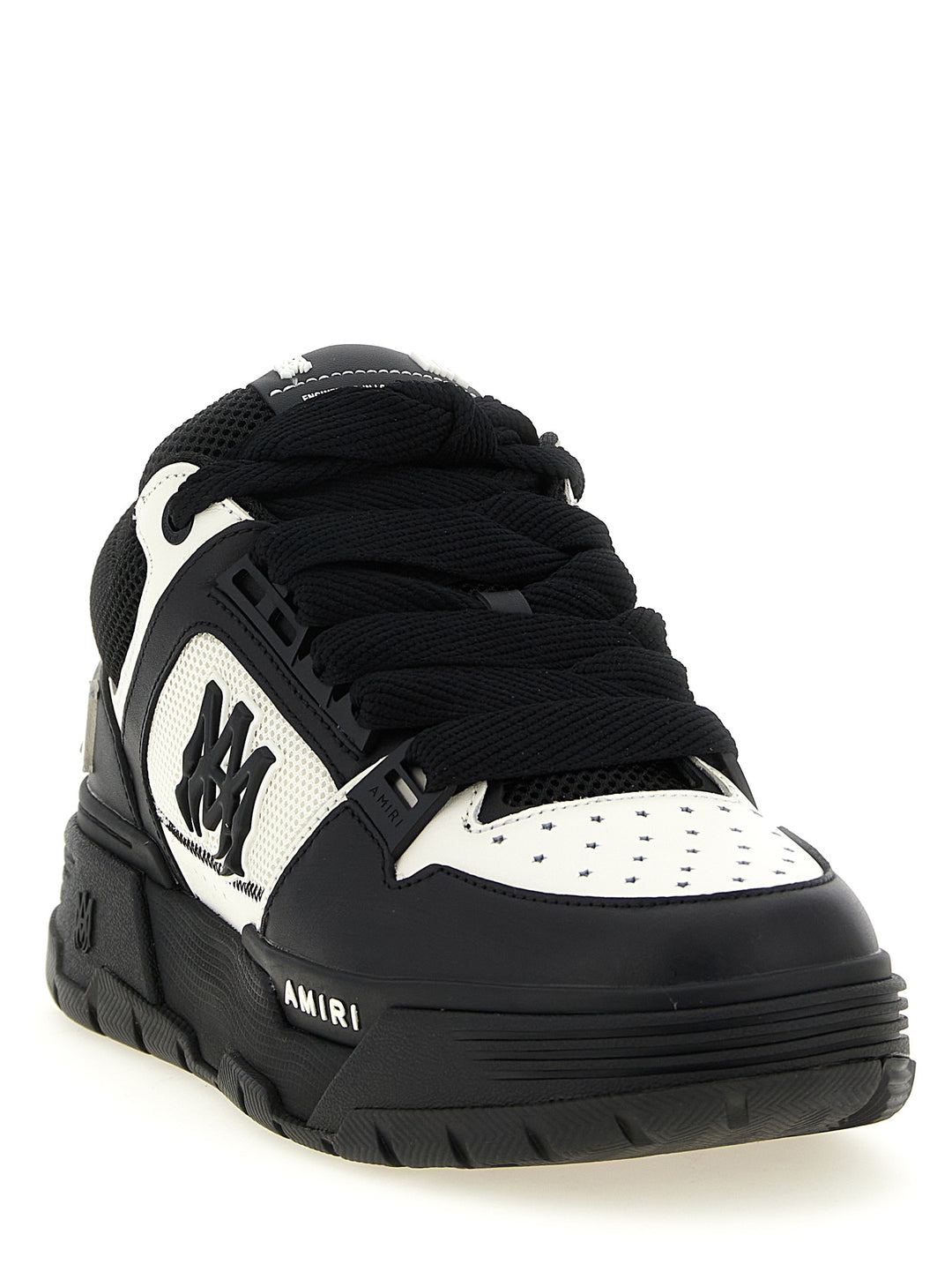 Amiri Ma Patch Ma-1 Sneakers - White/Black | f78628f81c86d578b011c803c5d07bd202e275a0