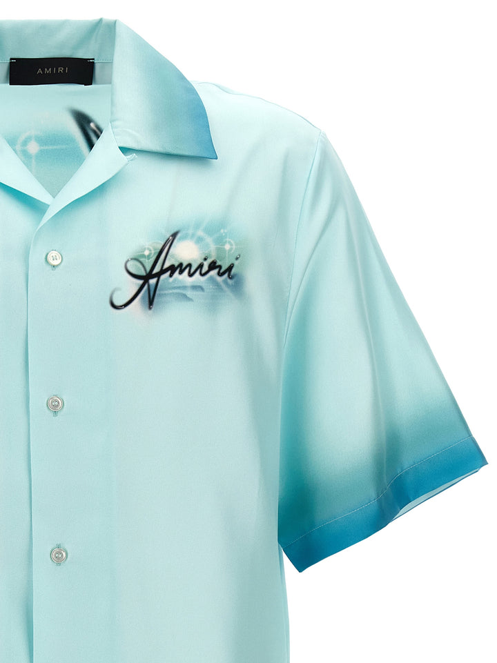 Amiri Paradise Shirt, Blouse Light Blue