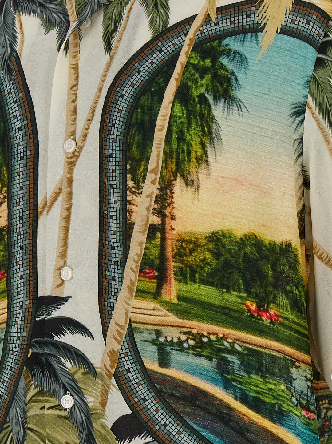 Amiri Paradise Bowling Shirt and Blouse - Multicolor | e90ce3667f7ef0213a4e7f5b212a4faad5e602c7