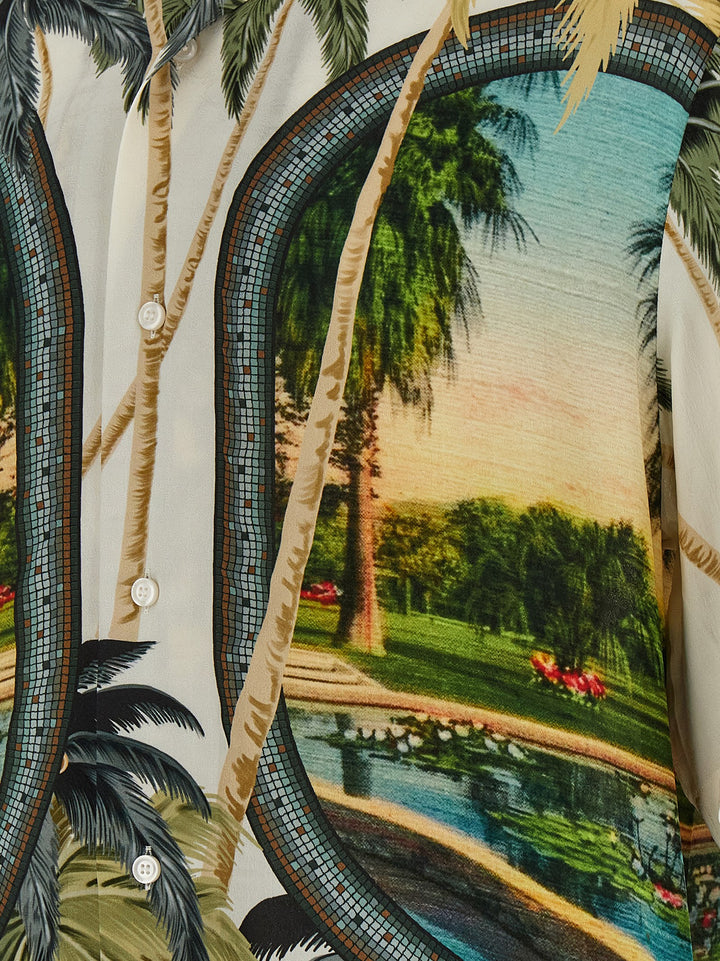 Amiri Paradise Bowling Shirt and Blouse - Multicolor | e90ce3667f7ef0213a4e7f5b212a4faad5e602c7