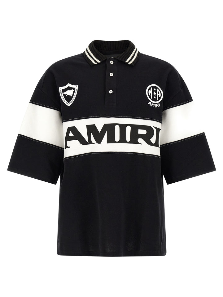 Amiri Amiri Sport Polo - White/Black | 596803961a1ef50f06348b28a59cc1881dbac35a