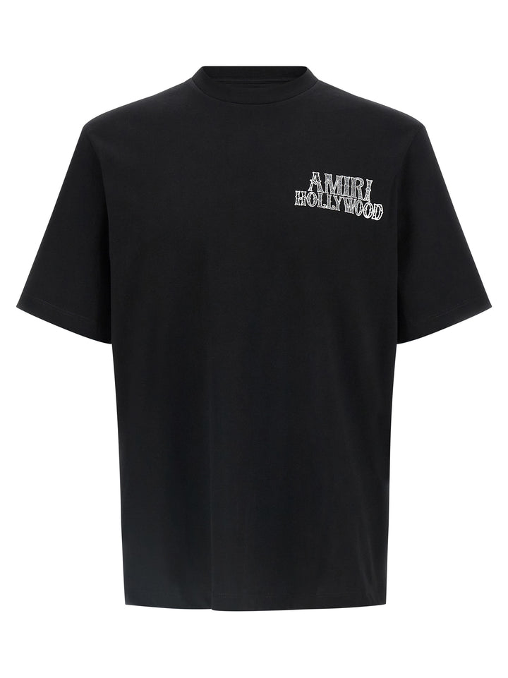 Amiri Hollywood Tee T-shirt - Black | 84ef183a6a4f69937e39182d6c001860a1437f76