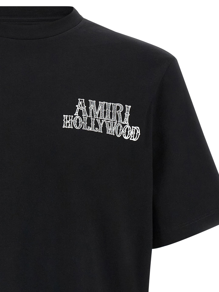 Amiri Hollywood Tee T-shirt - Black | d3f8c7dc717d7d91d3020e1c5da4a8018682d406