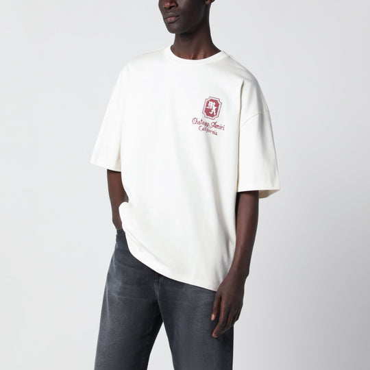 Chateau Amiri California Ivory Cotton T-Shirt