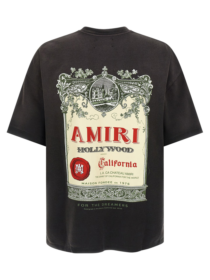 Amiri Chateau Stamp T-shirt - Black | e689b0dc7a87300eb3c9d1763aadb8e5edac3969