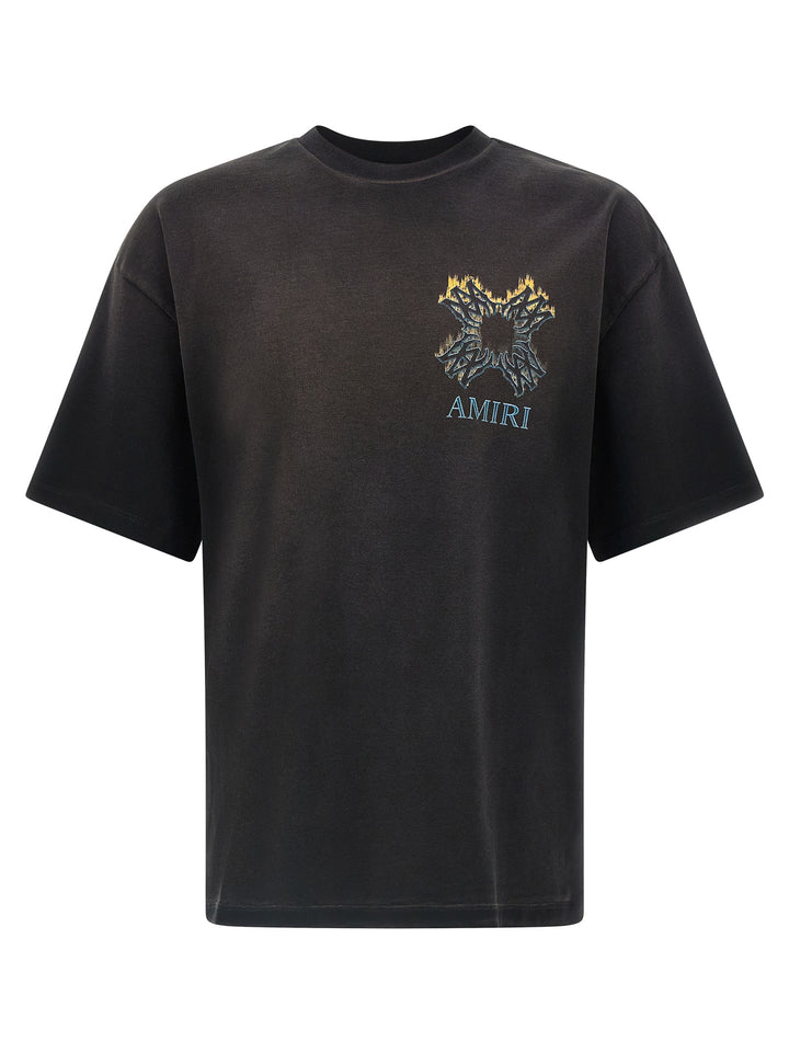 Amiri Ma Quad Flames T-shirt - Black | e8fa2e710d69ff3fc2b45fee36e429753841f8f9