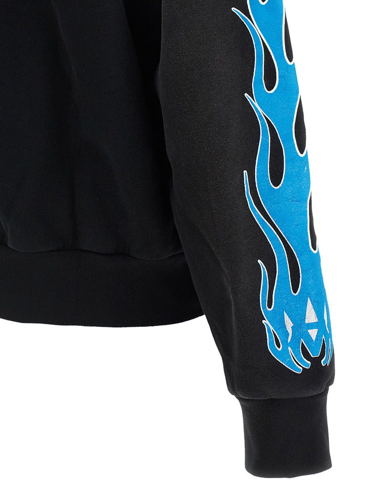 Amiri Ma Flames Sweatshirt - Black | bf8fb75f5a51c7db2fe0932e0246e2aa725e4f63