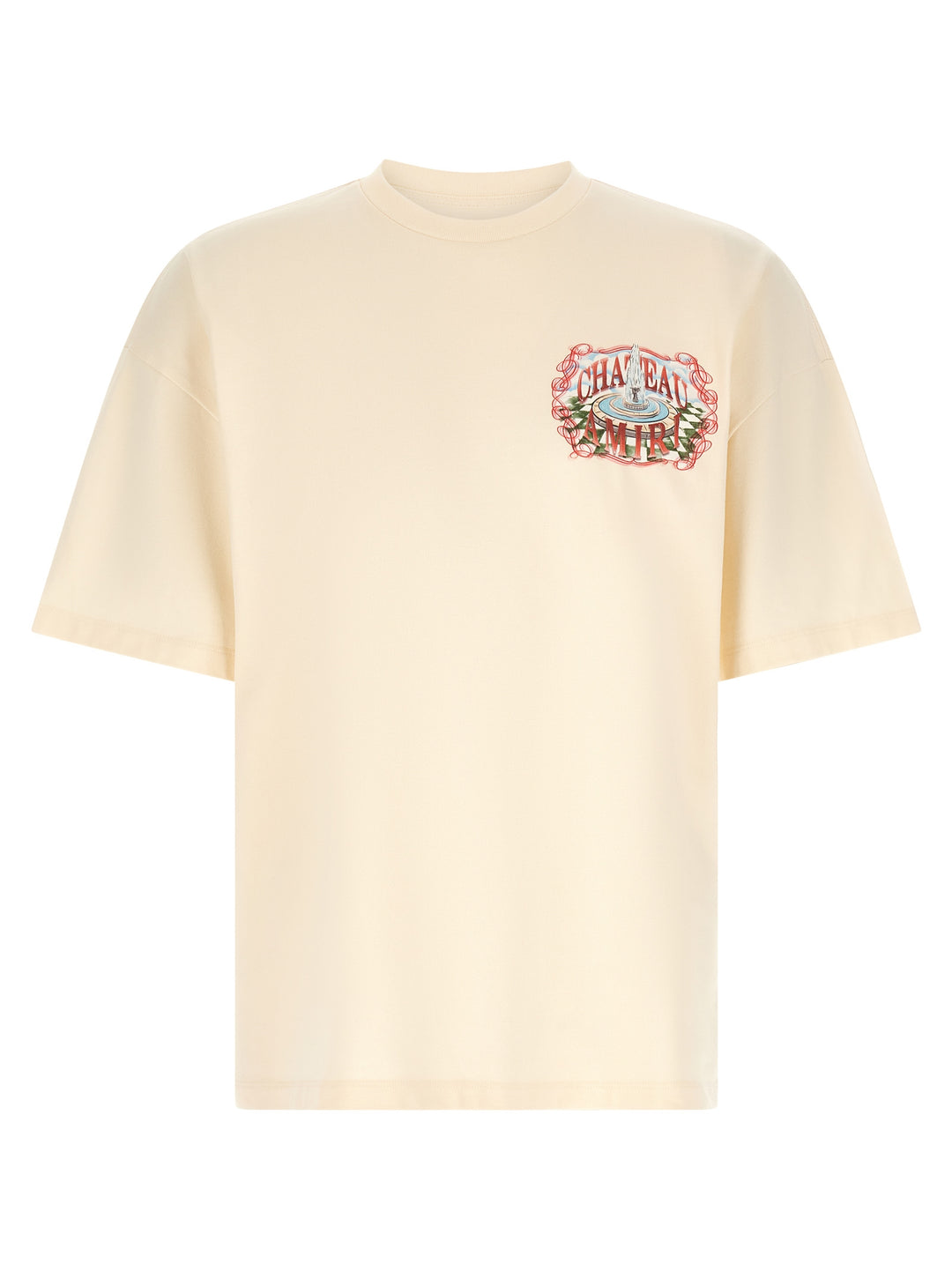 Amiri Chateau Sketch T-shirt - Beige | f3628c3f5e8f1685de90fc440cf8a4d8545888cc
