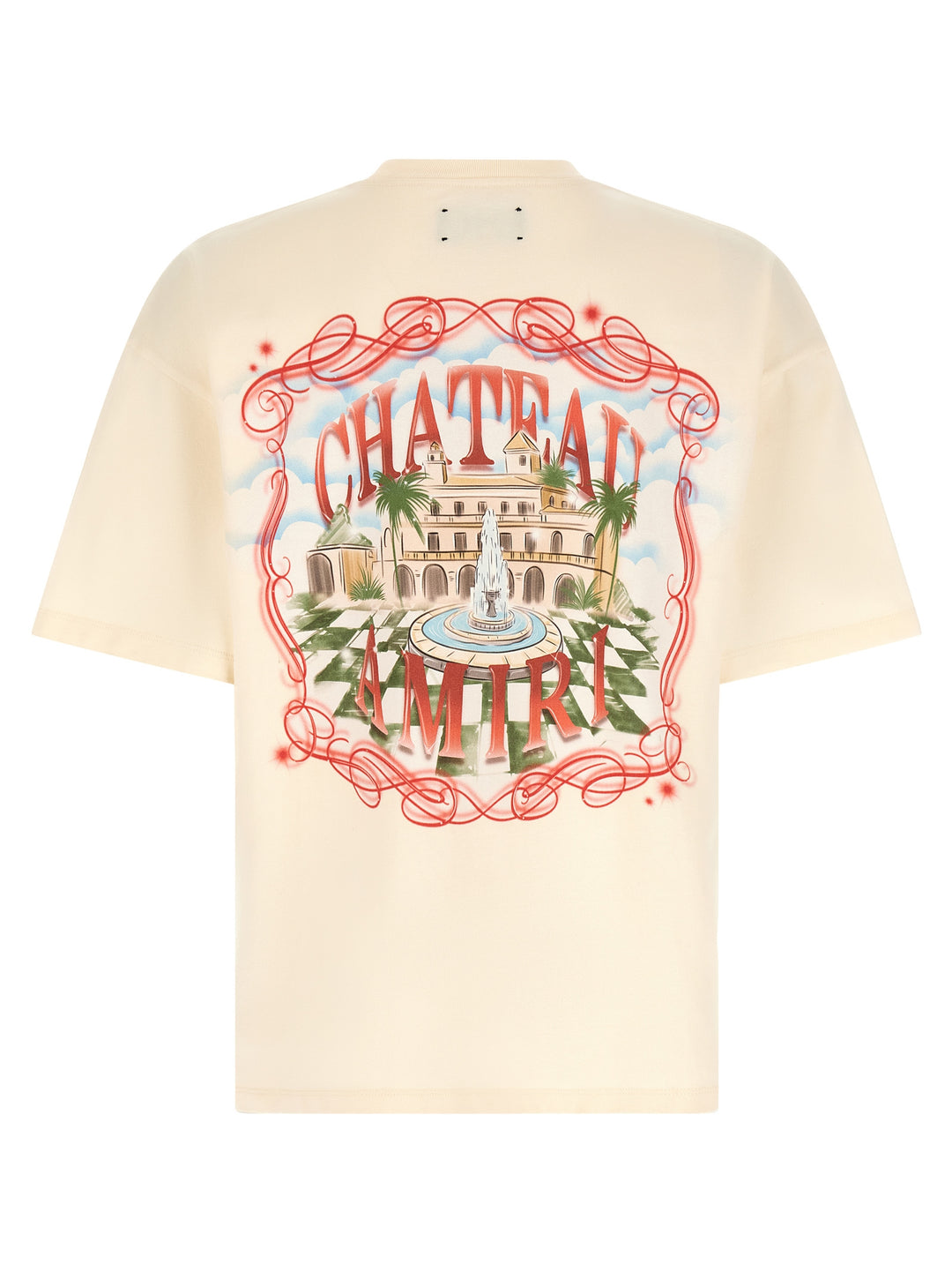 Amiri Chateau Sketch T-shirt - Beige | 27176c6be87882b5ececcef715ec1a3e7c5b8ba7