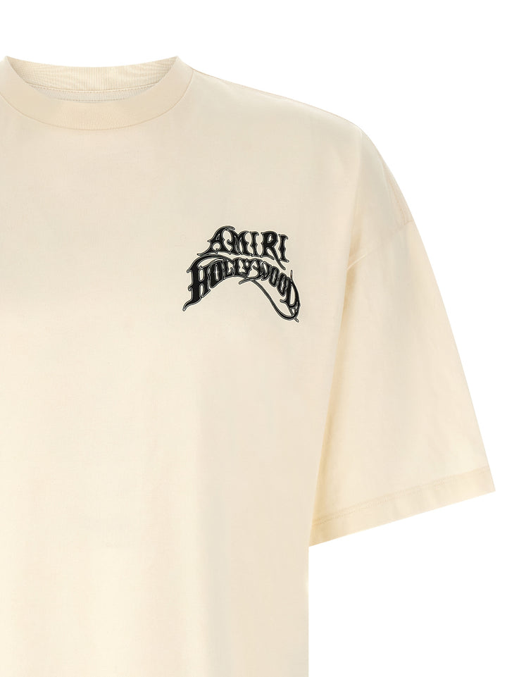 Amiri Hollywood Lj Skate T-shirt - White | c0b3f064e26a21b1bedc4bacc11a5ffb35d22daf