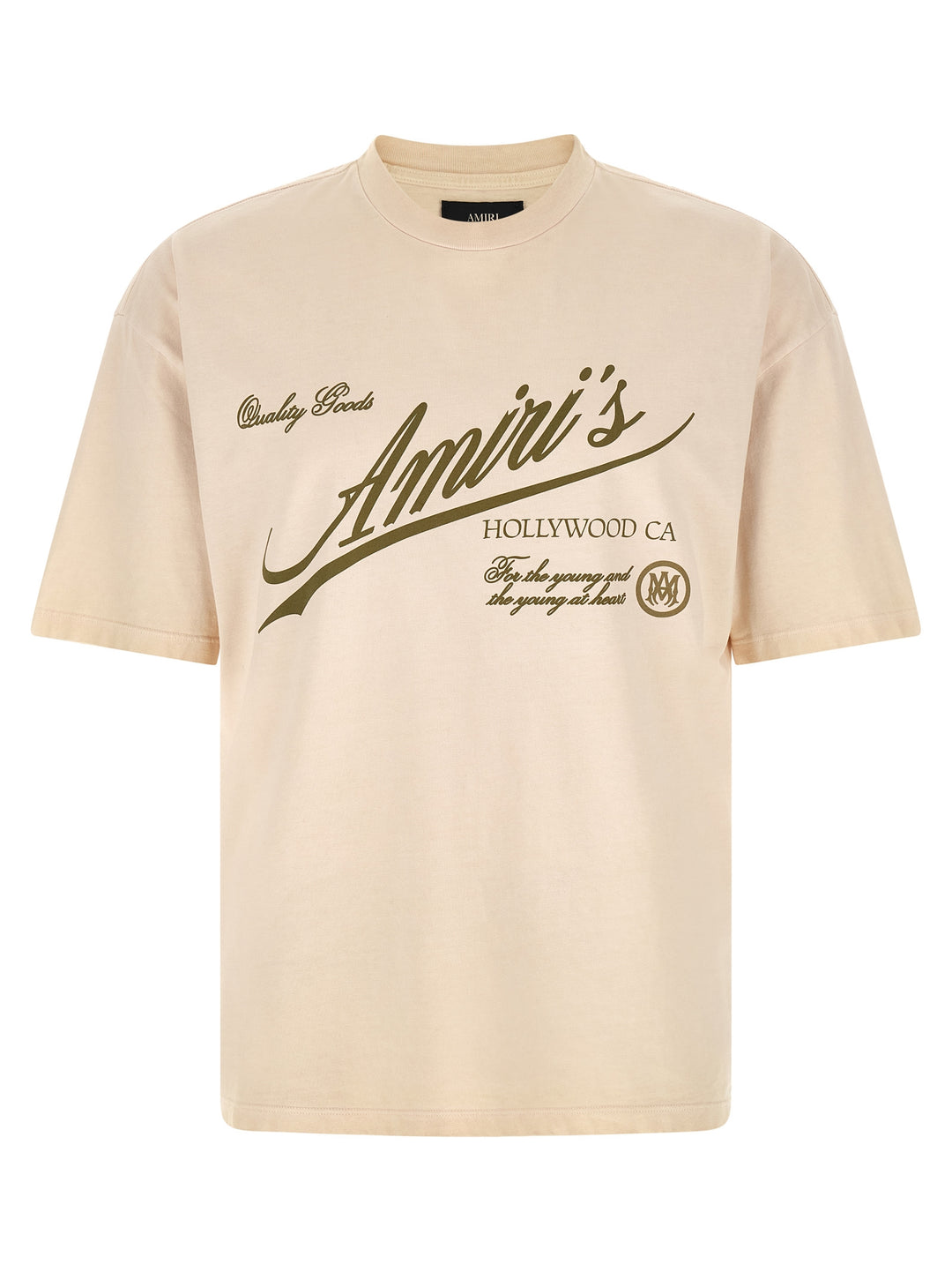 Amiri Cryst Qlty Goods Lj Skate T-shirt - Beige | 3a2dd68f5ed5b8dd4a320a1a1a1b231126c1c458