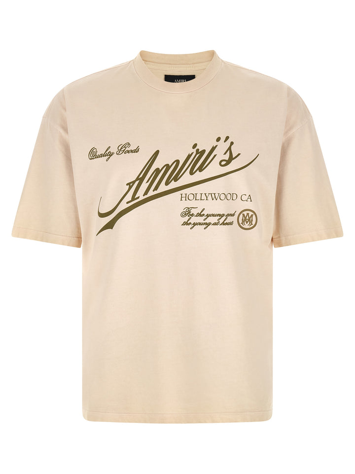 Amiri Cryst Qlty Goods Lj Skate T-shirt - Beige | 3a2dd68f5ed5b8dd4a320a1a1a1b231126c1c458