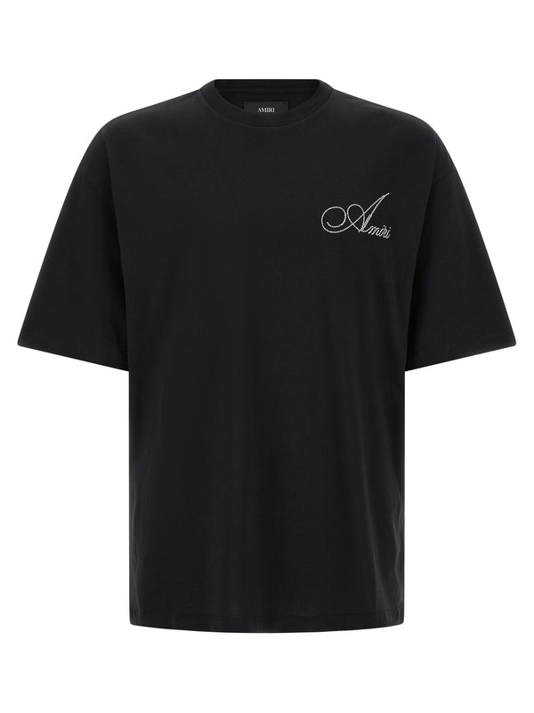 Crystal Application T-Shirt Black