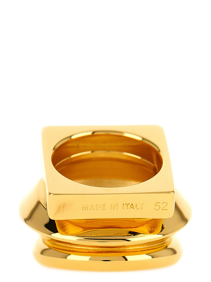 Elisabetta Franchi Three Band Ring Jewelry - Gold | 2a8a73f2e74bf716e871a81e5d85b953a8789371