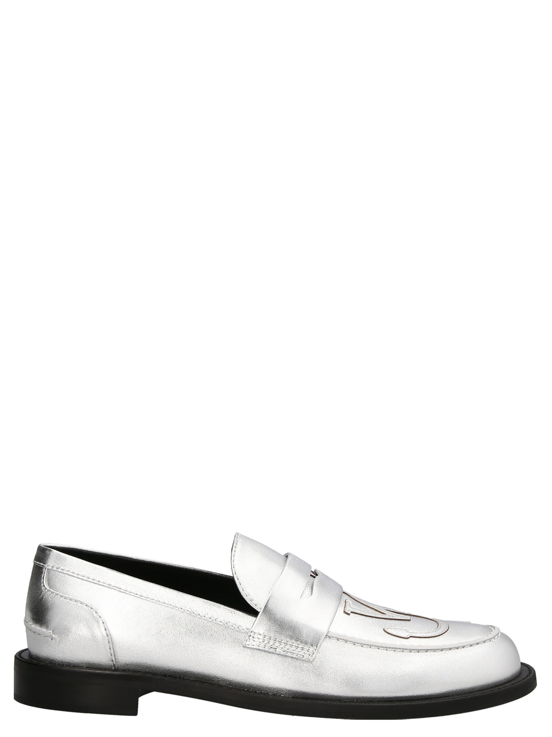 J.W. Anderson Logo Loafers - Silver | d5e83c953bfae48094ff8593bc36b5900d3efe45