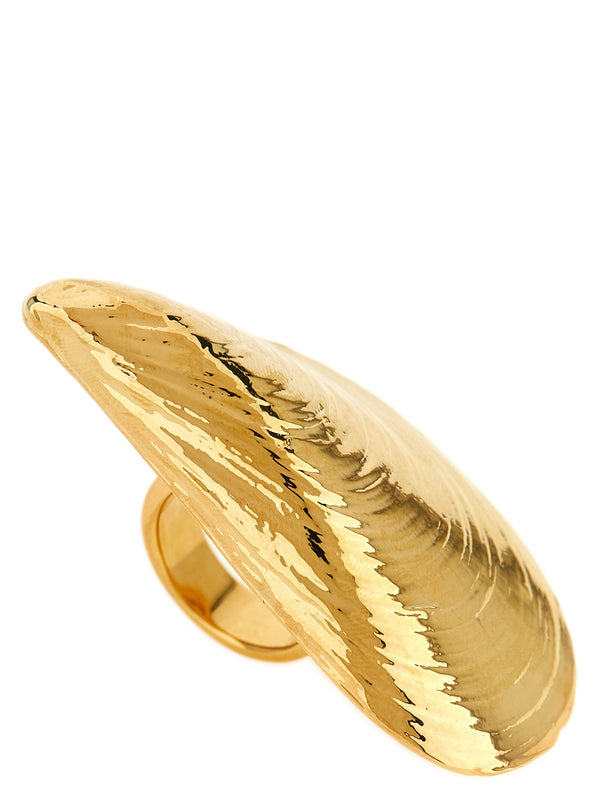 Mussel Shell Jewelry Gold