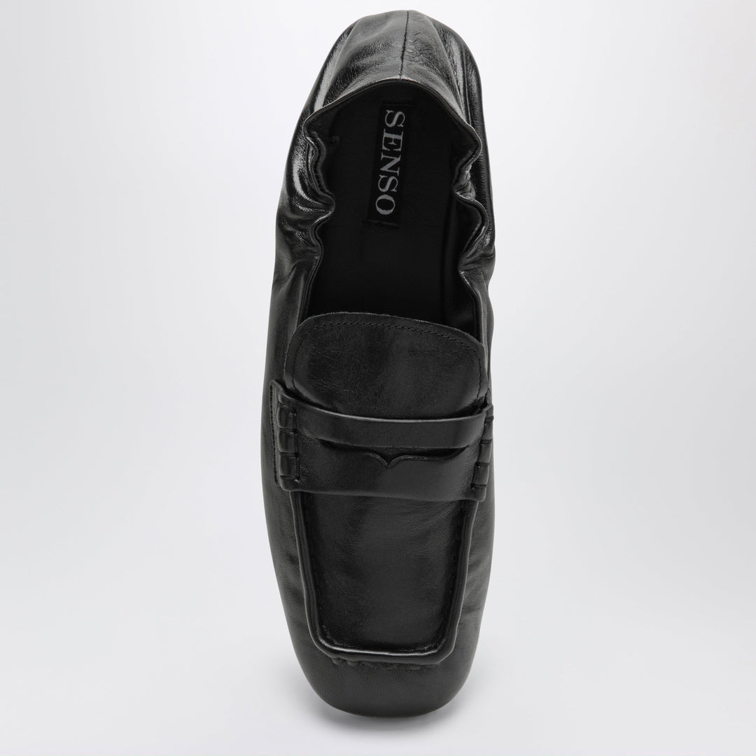 Senso Ebony Astro Leather Loafers