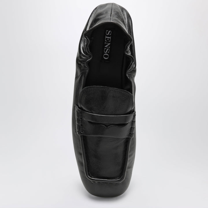 Senso Ebony Astro Leather Loafers