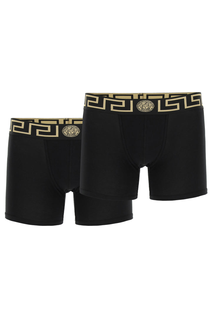 Bi Pack Underwear Trunk With Greca Band