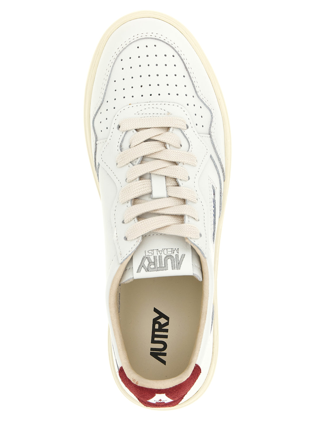 Autry Medalist Low Sneakers - Bordeaux | 2bb1005da4698ddb3bbf7fdc72684dafc1272e85