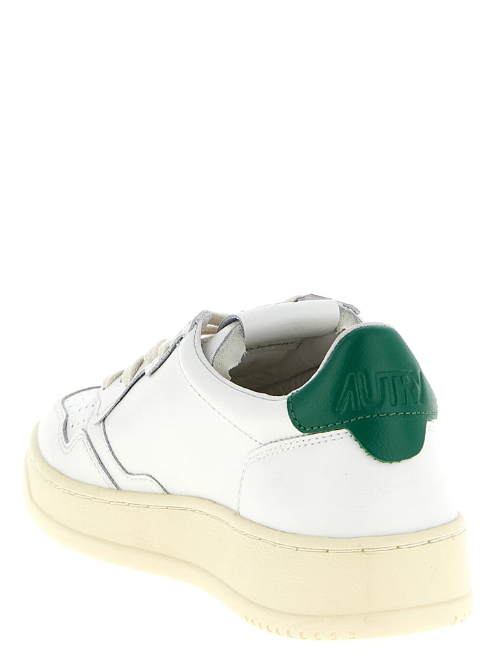 Autry Medalist Low Sneakers - Green | dc43468c44f48be03943a06dec2c7b4acdf4f055