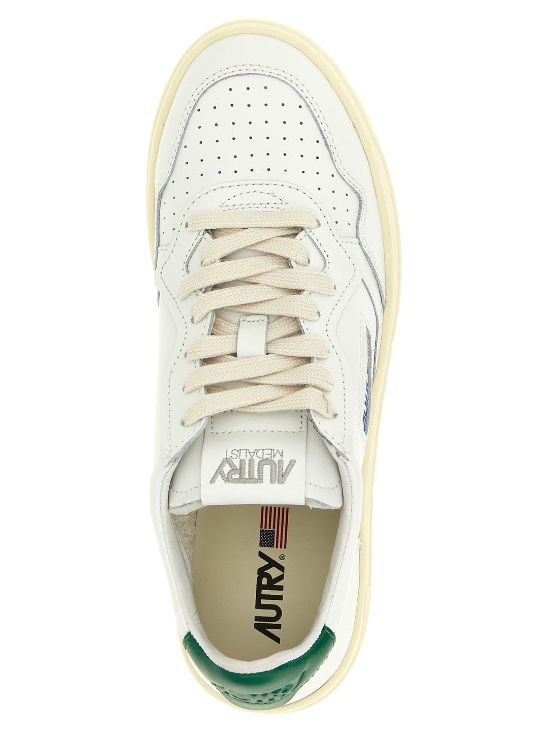 Autry Medalist Low Sneakers - Green | bb6813a85e7bb910bf7a7d550f47ac6cc6ca3fef