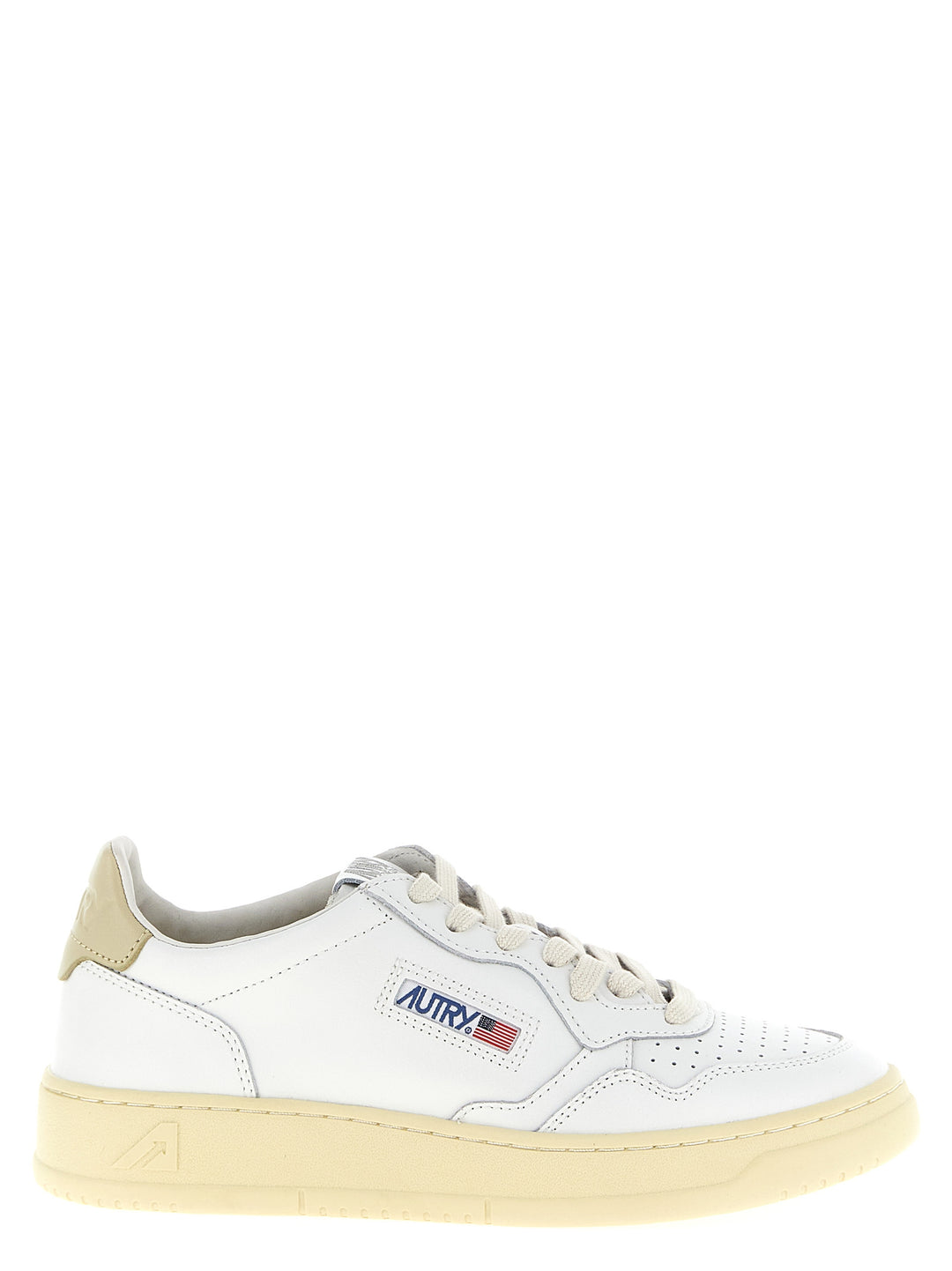 Autry Medalist Low Sneakers - Beige | cb3302f0f346d51442ca4bf2c6fbb70ac86e17fb