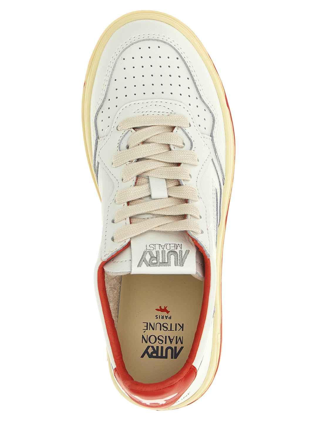 Autry Medalist Low Sneakers - Red | 2804f2a9359247c263deaeaa4a7c39ceb5047714