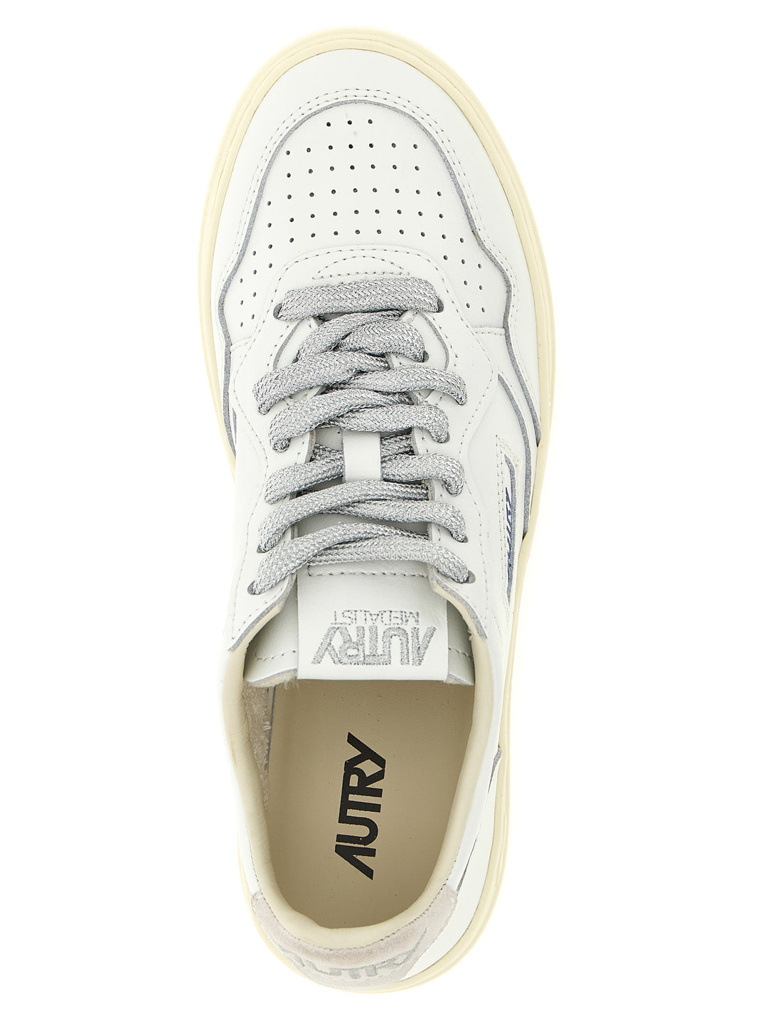 Autry Medalist Low Sneakers - Gray | de728725baf0c984174f1d65b90fd4c44a43b723