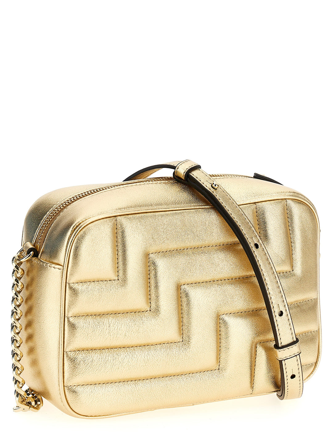 Avenue Camera Crossbody Bags Gold