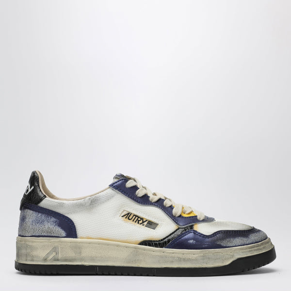 Medalist Low Super Vintage Sneakers In White/Tanzanite