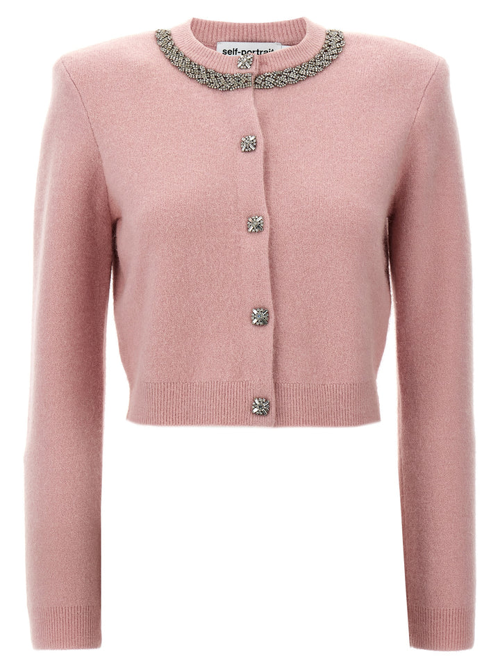 Pink Embellished Sweater, Cardigans Pink