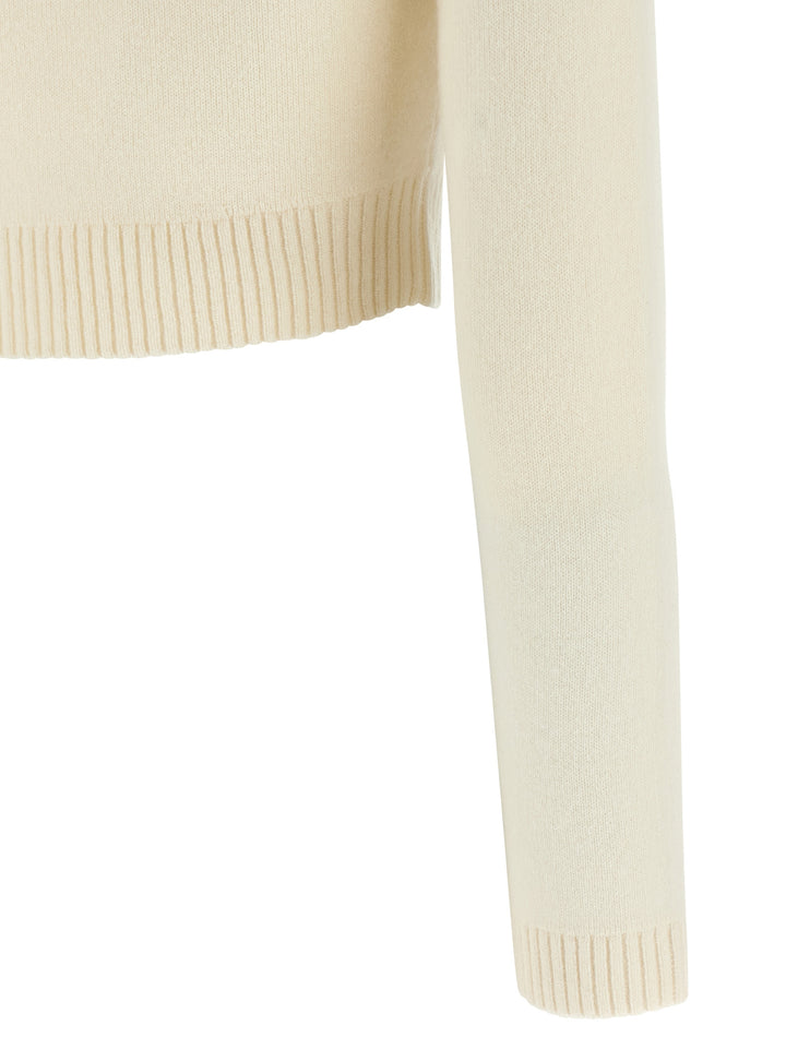 Self Portrait Cream Wool Sweaters and Cardigans - White | 4bd0e3cd486352e5ebbfee371edcae9b93e863ee