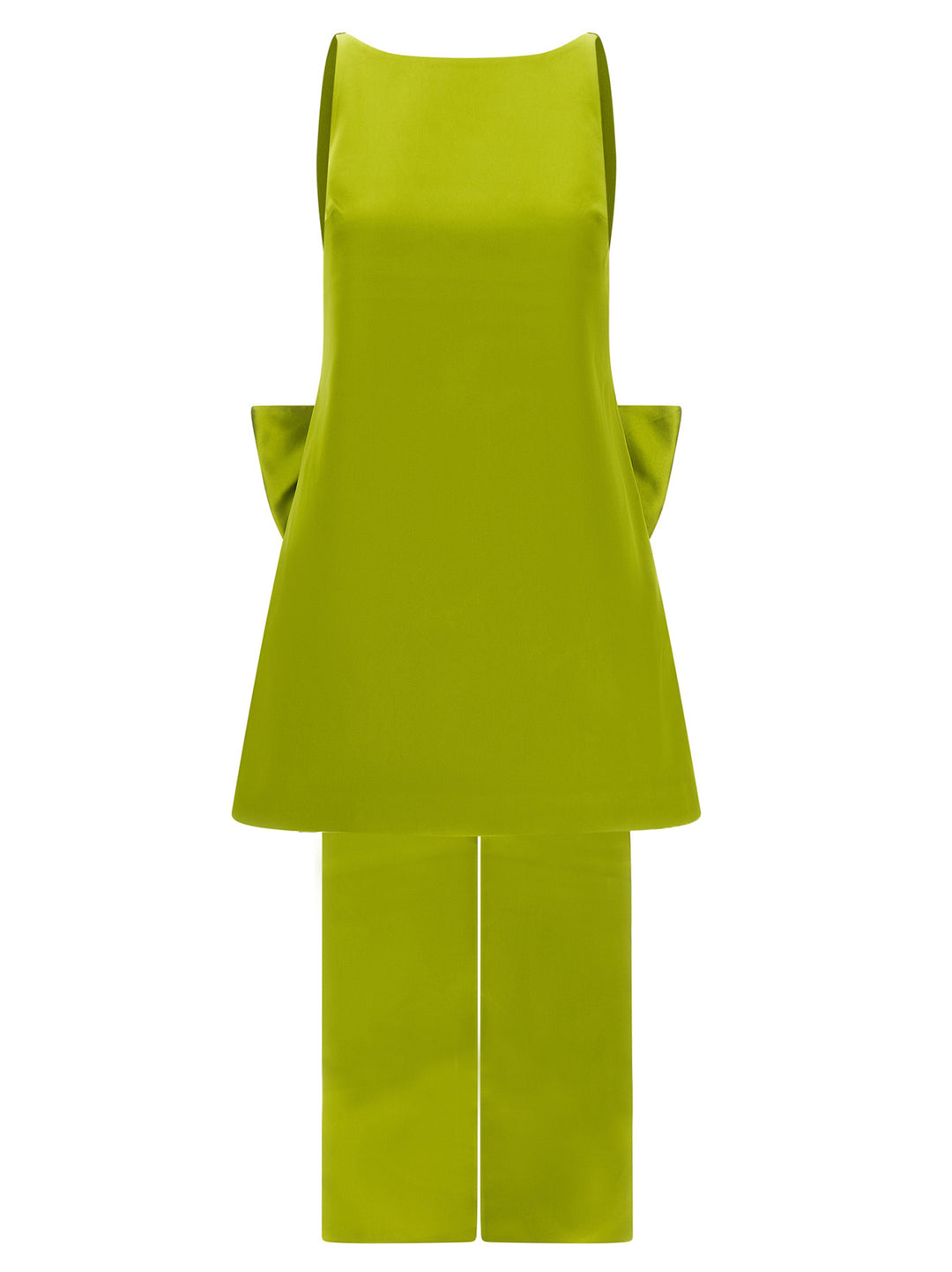Self Portrait Maxi Bow Dress Dresses - Green | 3a9076fc39f2312e9413af8ea31eb8c093982b31