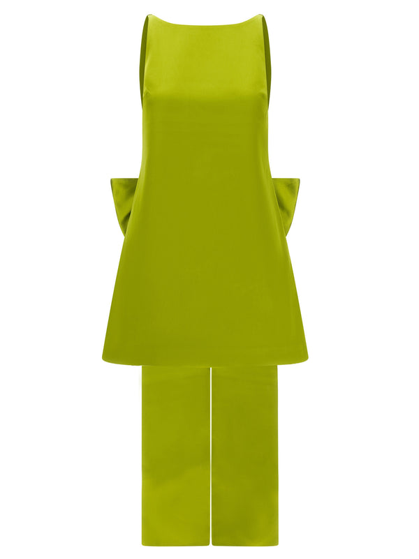 Maxi Bow Dress Dresses Green