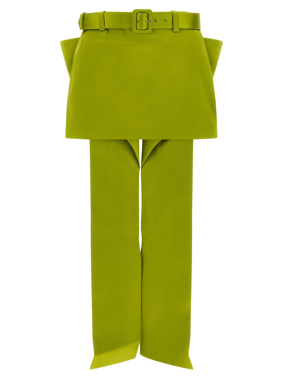 Self Portrait Maxi Bow Skirt Skirts - Green | 787d0c129227e6aaa82236a32d966a45c9227199