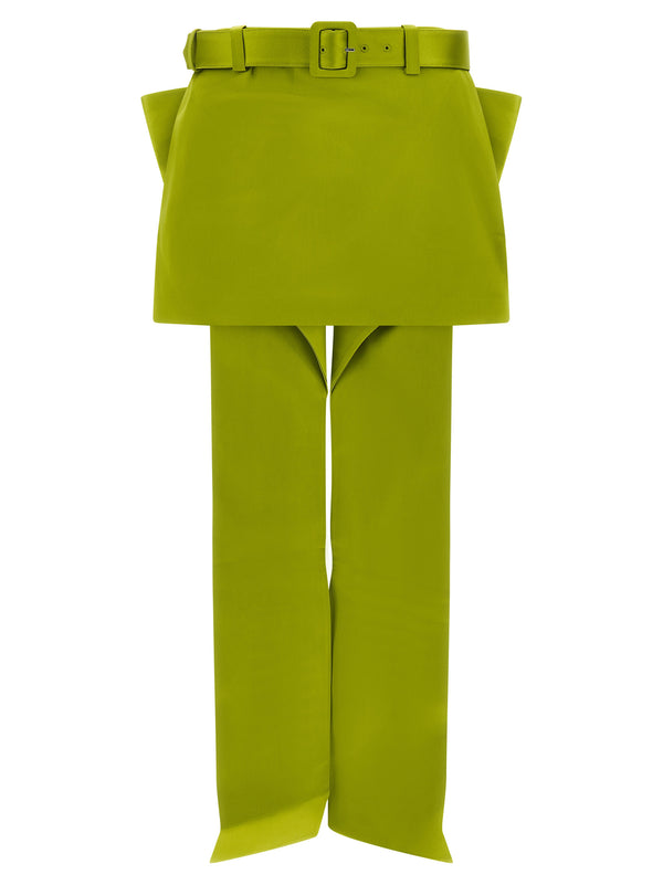 Maxi Bow Skirt Skirts Green